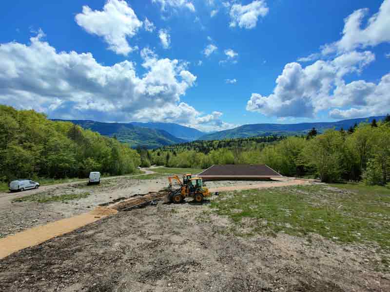 Travaux à Dinoplagne