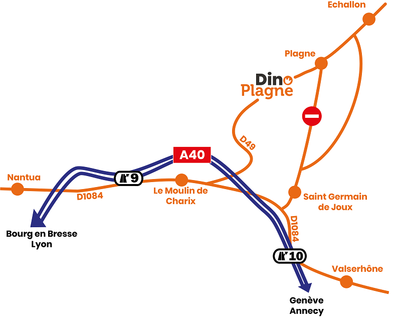 Plan de situation Dinoplagne