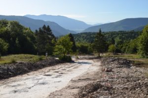 Vue depuis le site de Dinoplagne ©CCPB
